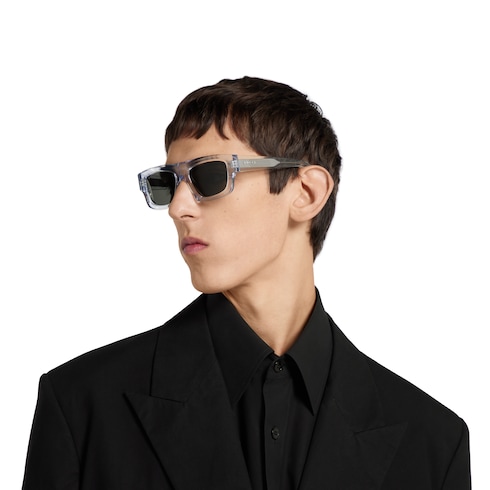 Rectangular frame sunglasses