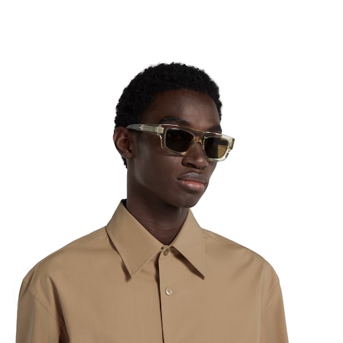 Rectangular frame sunglasses
