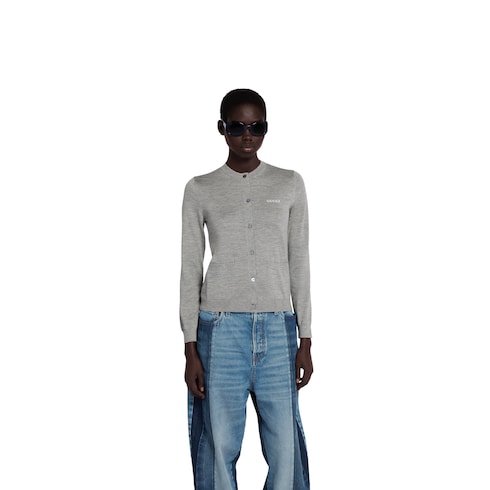 Cardigan in cashmere e seta