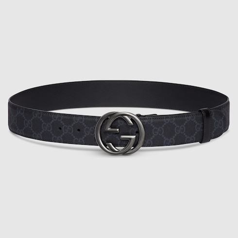 GG belt with Interlocking G buckle