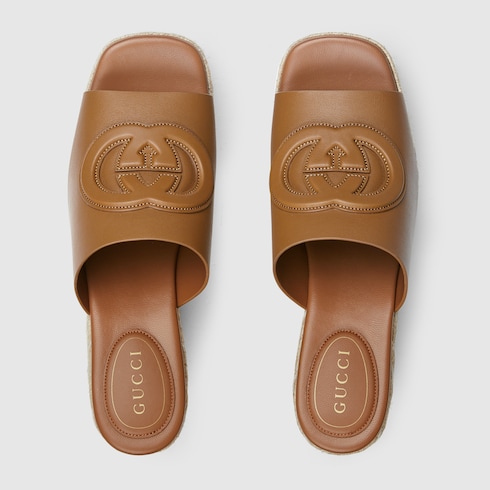 Sandales à motif GG pour femme