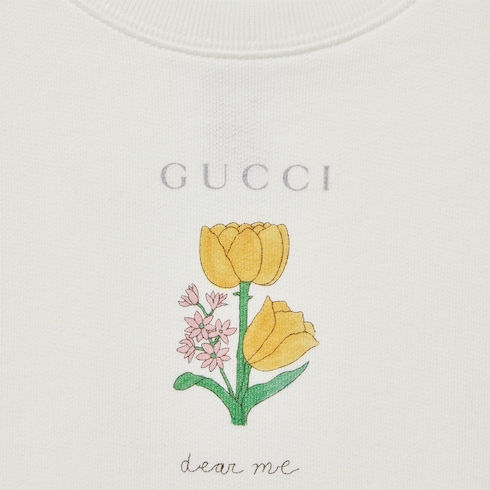 Sweat-shirt pour enfant en coton avec imprimé