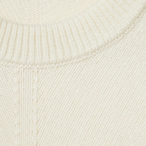 Maglione in lana e cashmere con Web