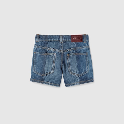 Short pour enfant en denim