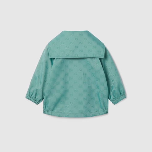 Giacca neonato in nylon GG con cerniera