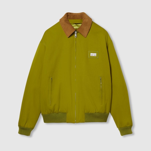 Cotton canvas jacket with Web label Detail 2