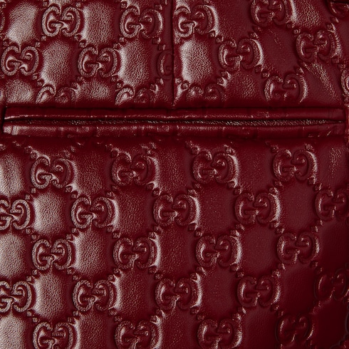 GG embossed leather short