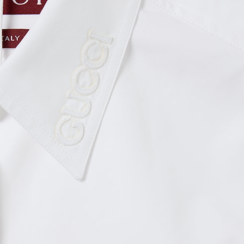 Heavy cotton poplin shirt Detail 7