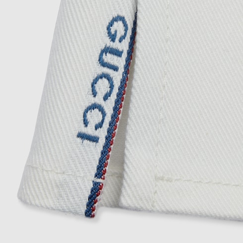 Hose aus Denim mit gerader Passform