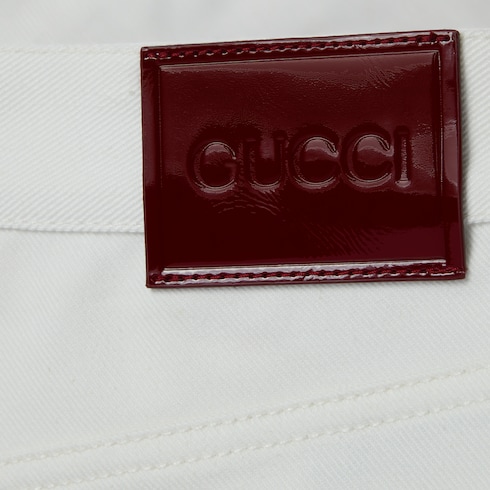 Pantaloni in denim dal taglio dritto