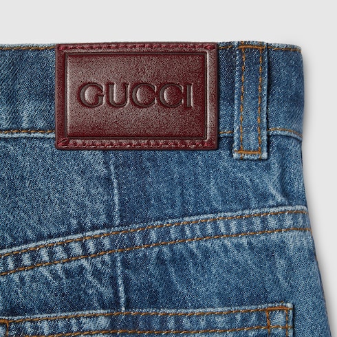 Short pour enfant en denim