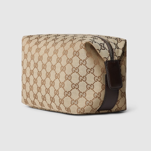 Trousse de toilette en toile GG petit format 
