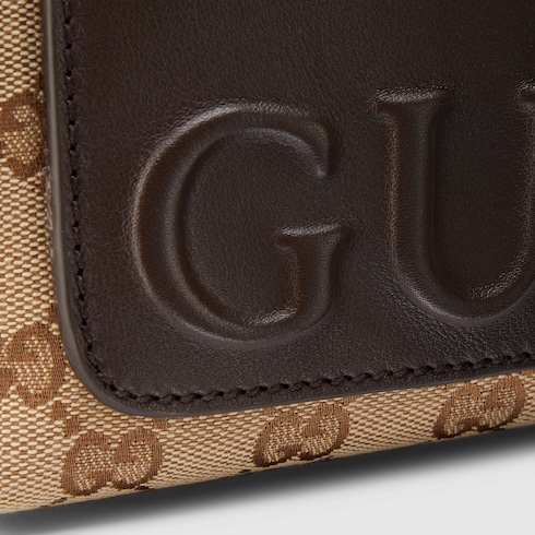 Trousse de toilette en toile GG petit format 