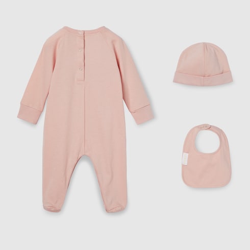 Dreiteiliges Baby-Geschenkset aus Baumwolle