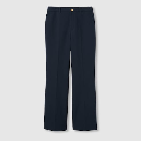 Pantalone in cotone con ricamo