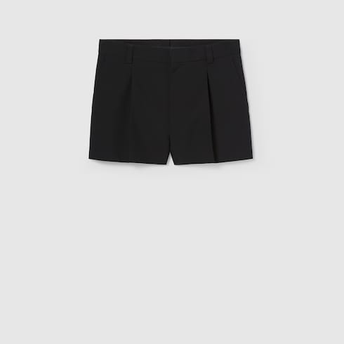 Wool twill shorts Detail 2