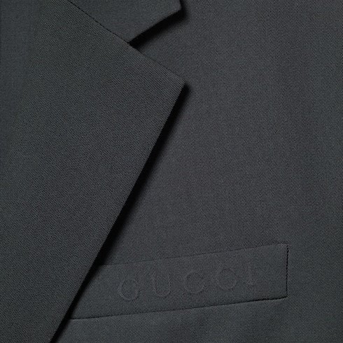 Light wool gabardine jacket Detail 6