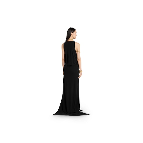 Abendkleid aus Jersey-Crêpe