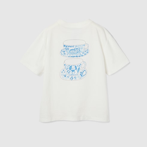T-shirt bambino in cotone con stampa