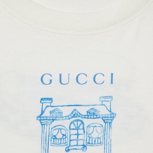 T-shirt bambino in cotone con stampa