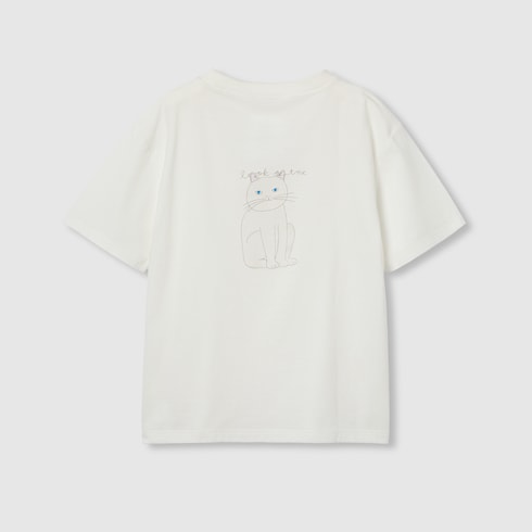 Camiseta infantil de algodón con estampado