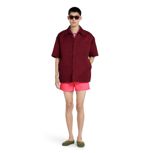 Technical poplin swim short