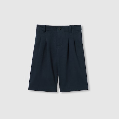 Children's cotton shorts with embroidery