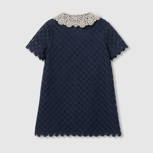 Abito per bambini in pizzo floreale con Doppia G
