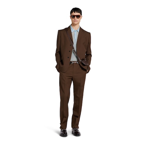 Veste en laine embossée