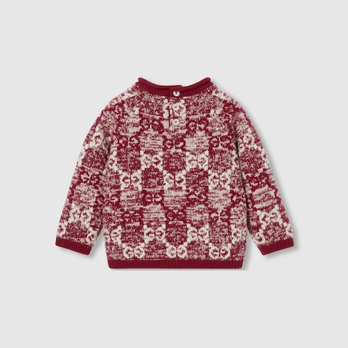 Baby GG wool jacquard sweater