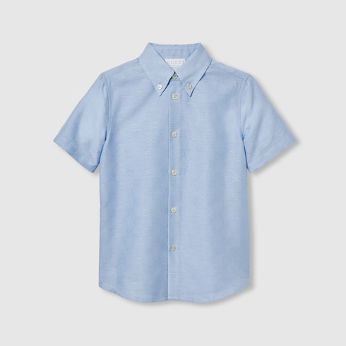 Children's GG cotton jacquard shirt
