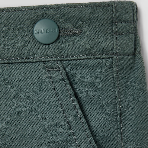 Pantalone neonato in cotone GG