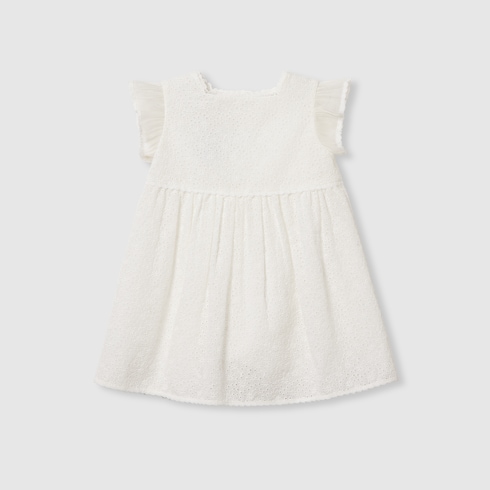 Abito neonato in broderie anglaise