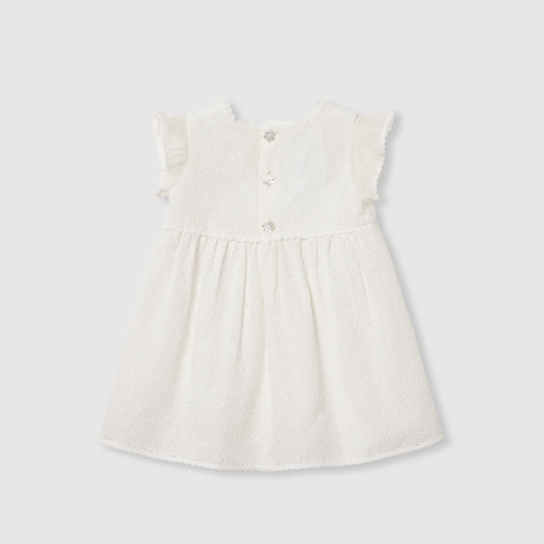 Abito neonato in broderie anglaise