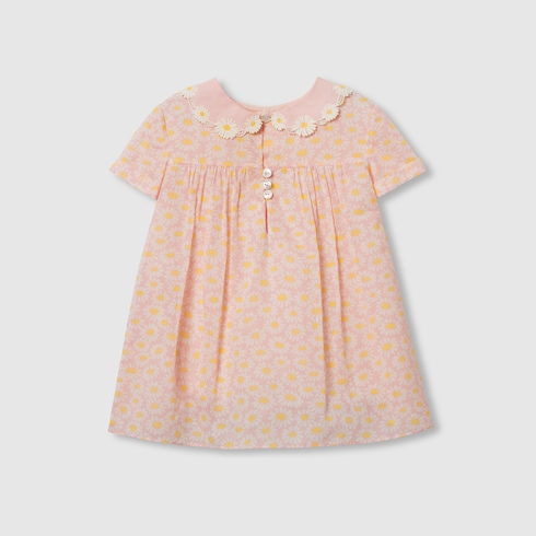 Babykleid aus Musselin mit Print