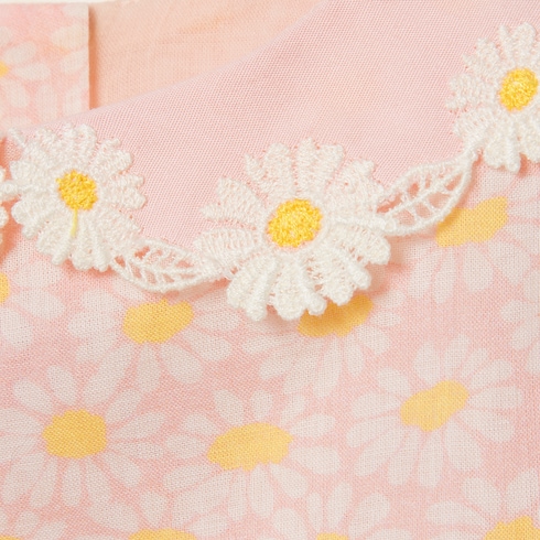 Babykleid aus Musselin mit Print