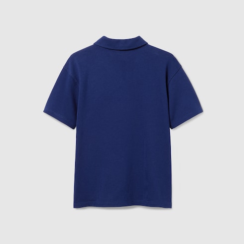 Polo infantil de algodón con estampado