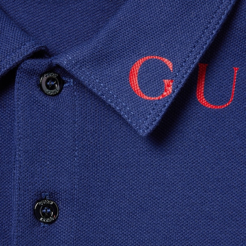 Polo infantil de algodón con estampado