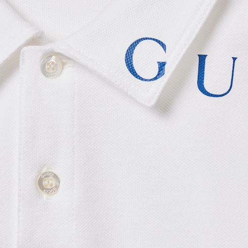 Polo pour enfant en coton avec imprimé