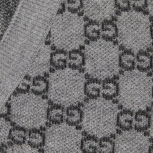 Baby GG wool jacquard cardigan