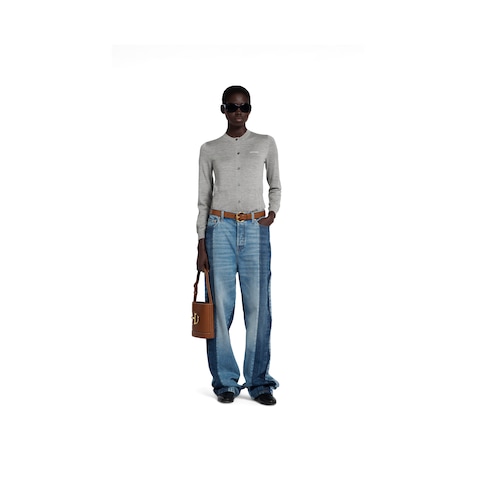 Cardigan en soie et cachemire