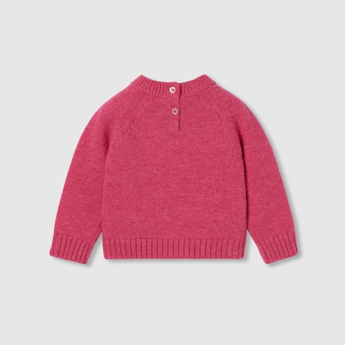 Pull pour bébé en laine avec broderie