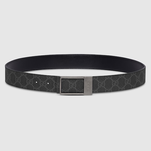 Ceinture réversible avec boucle rectangulaire
