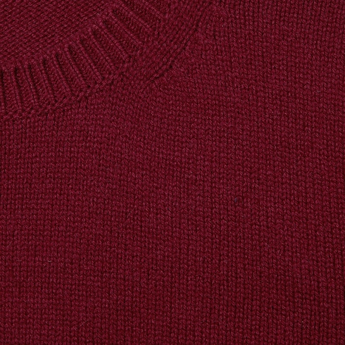 Cashmere wool sweater with Web trim