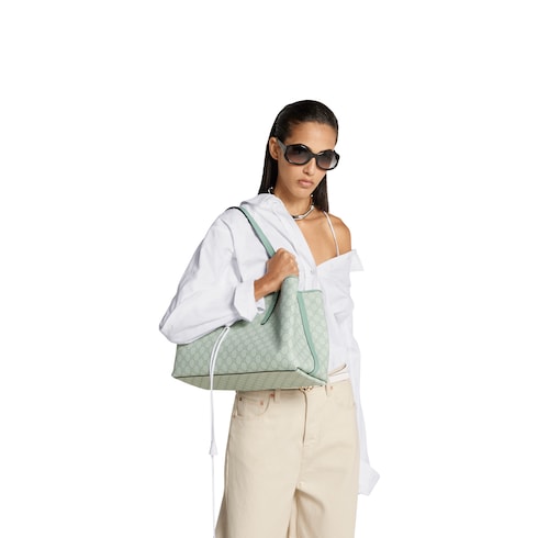 GG Emblem large tote bag