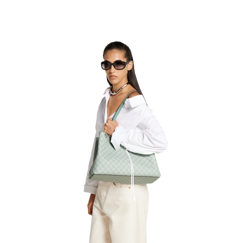 GG Emblem large tote bag