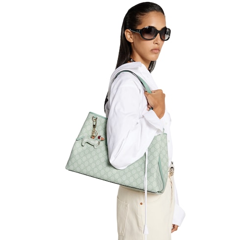 GG Emblem large tote bag
