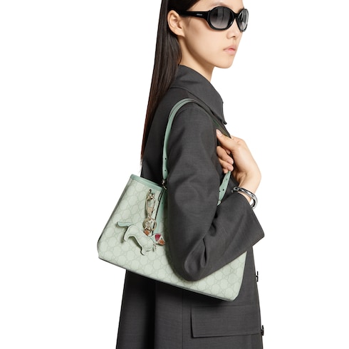 Borsa shopping GG Emblem misura media
