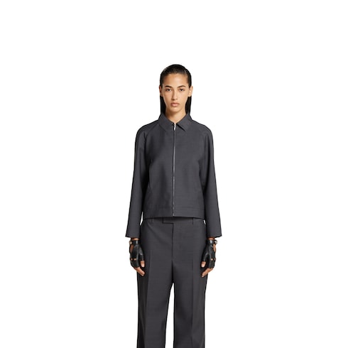 Blouson aviateur en laine