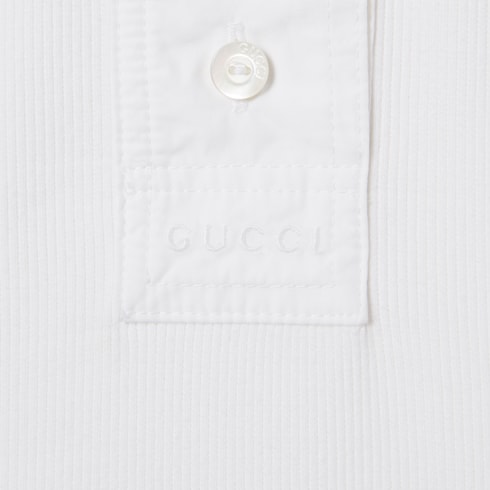 T-shirt in cotone a coste